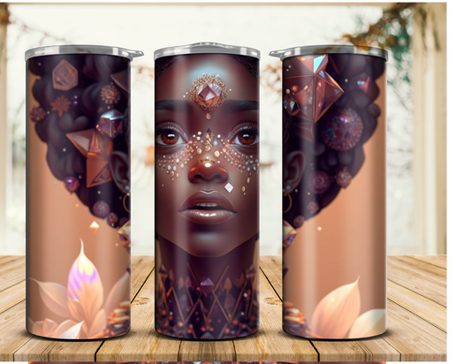 Jeweled Queen SS Tumbler