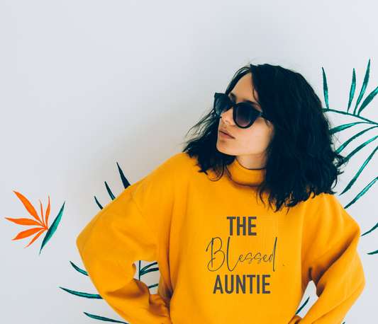 Blessed Auntie crewneck