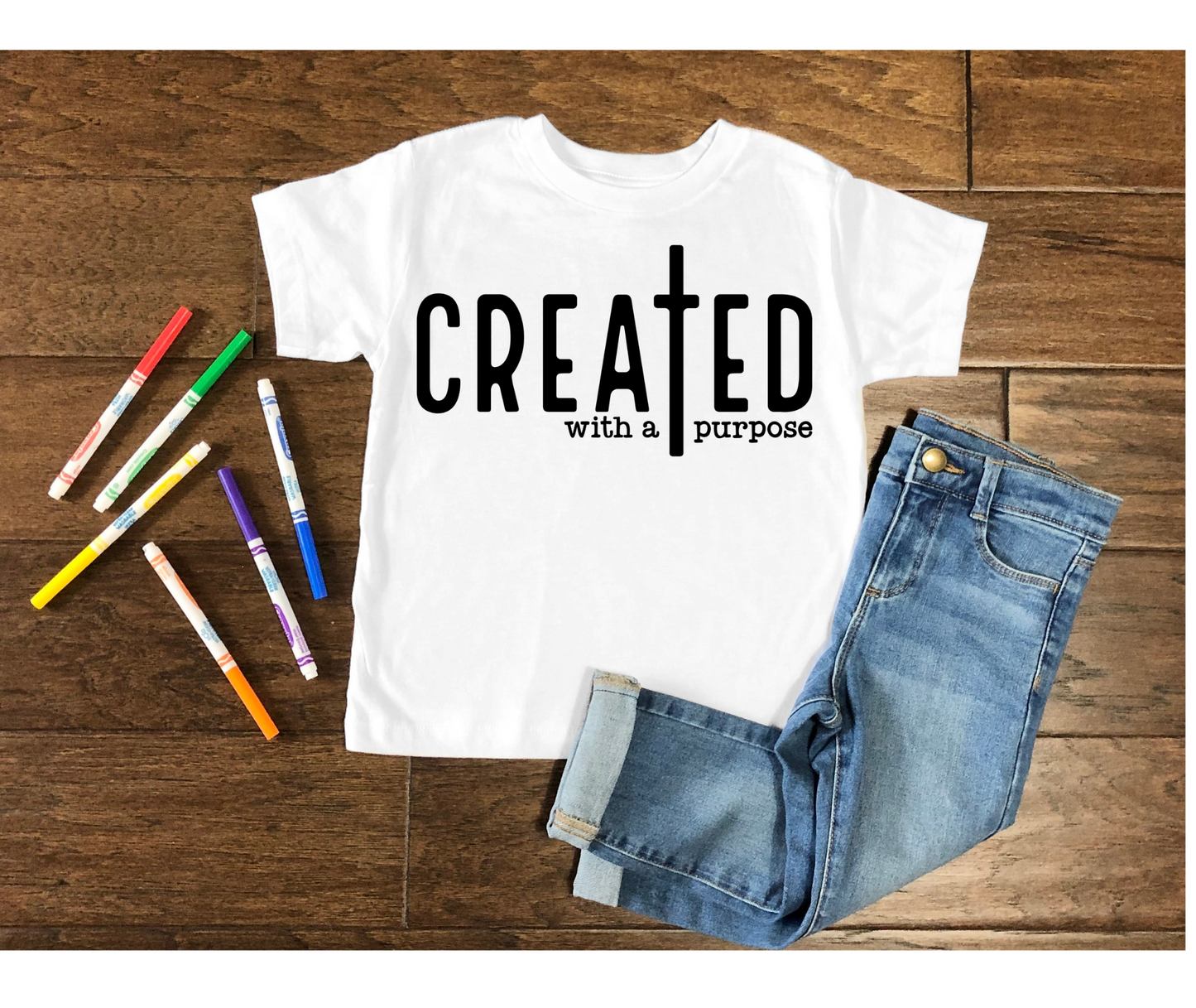 Created with a purpose (Kids) T-shirt