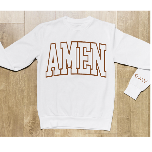 Amen crewneck - White