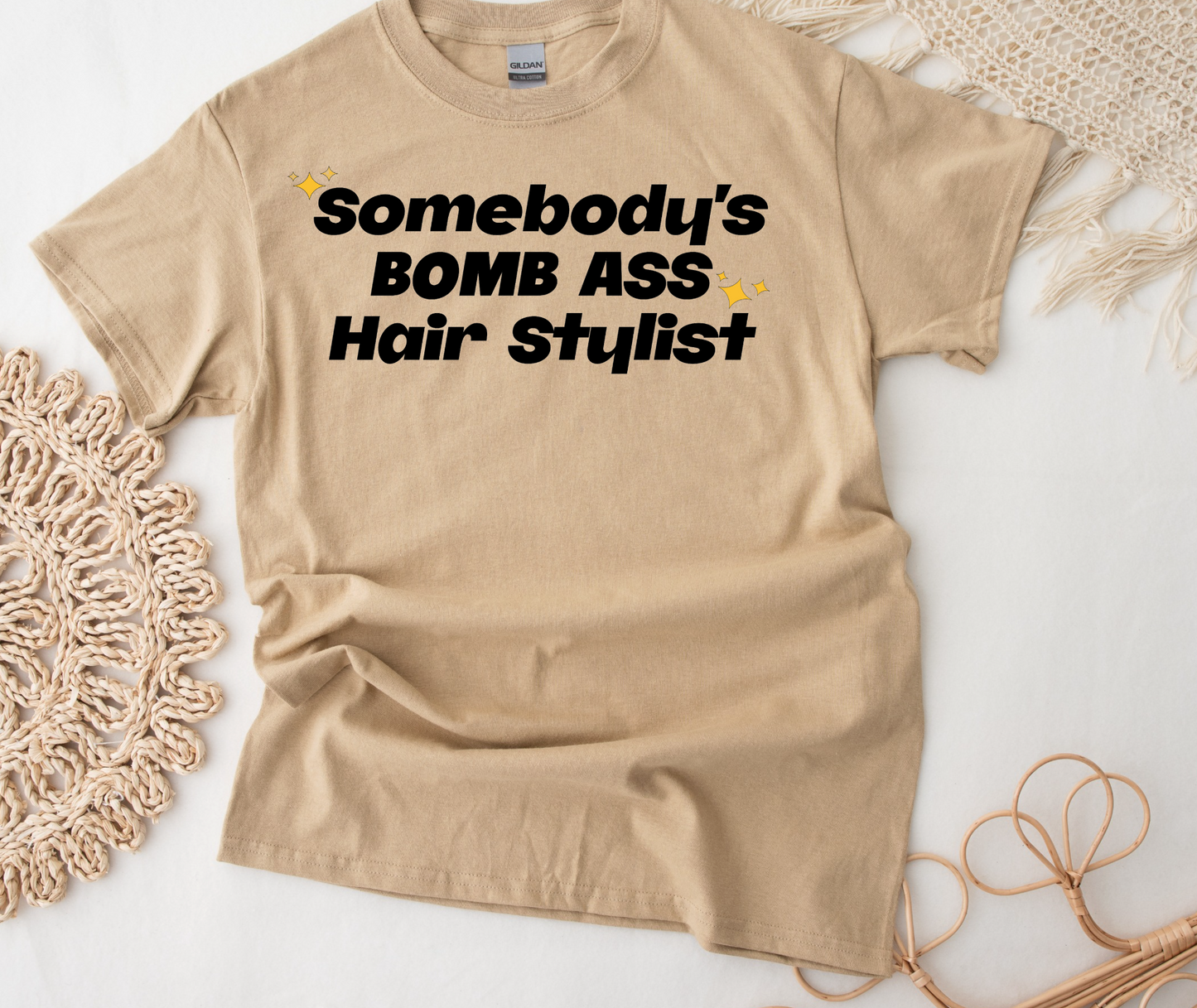 Somebody's bomb ass hairstylist T-shirt